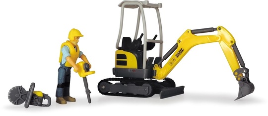 Excavator set Wacker Neuson Dickie Toys Playlife for children
