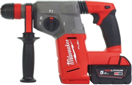 Młotowiertarka SDS-PLUS Milwaukee Fuel M18 CHX-502X (+ 2x akumulator 5 Ah + ładowarka + walizka)