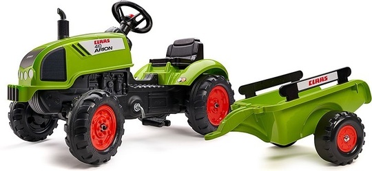 Traktor dla dzieci Falk Claas Arion 410 z przyczepą