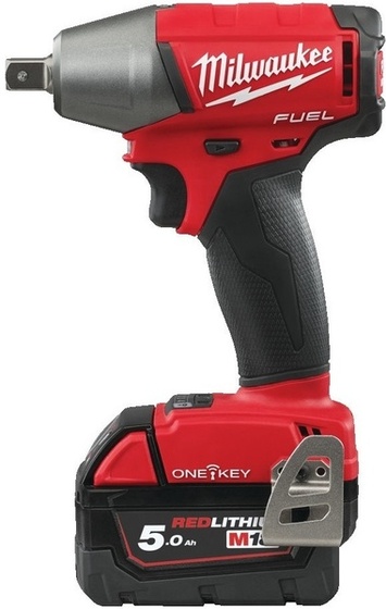 Klucz udarowy z pinem Milwaukee ½″ Full One-key M18 ONEIWP12-502X (+ 2x akumulator 5 Ah + ładowarka + walizka)