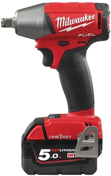Klucz udarowy Milwaukee ½″ Fuel One-key M18 ONEIWF12-502X (+ 2x akumulator 5 Ah + ładowarka + walizka)