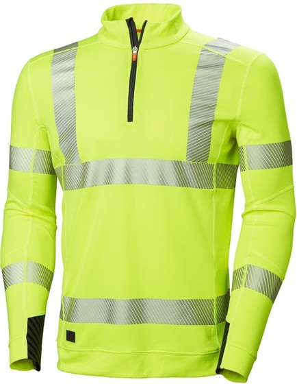 Men's sweatshirt Helly Hansen Lifa Active half zip reflective - Yellow
