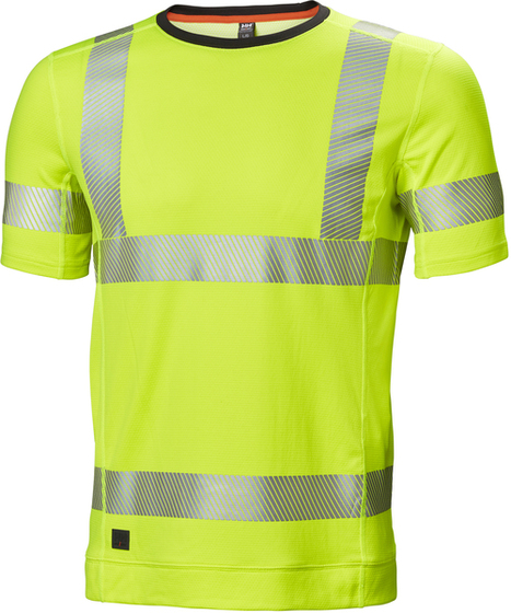 Męski T-shirt roboczy Helly Hansen ICU Lifa Active T-shirt odblaskowy - Żółty