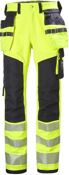 Men's trousers Helly Hansen ICU Pant CL 2 reflective - Black-yellow