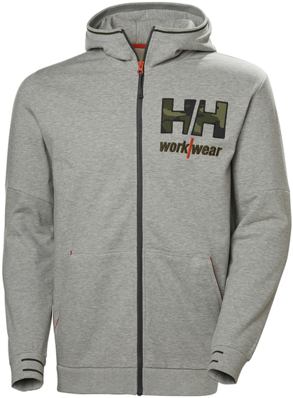 Men's zip hoodie Helly Hansen Kensington - Grey-moro