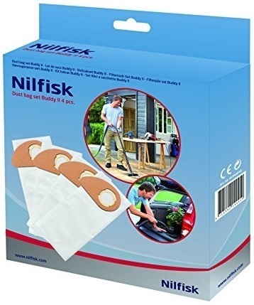 Dustbags for Nilfisk Buddy II vaacum cleaners (4 pcs)