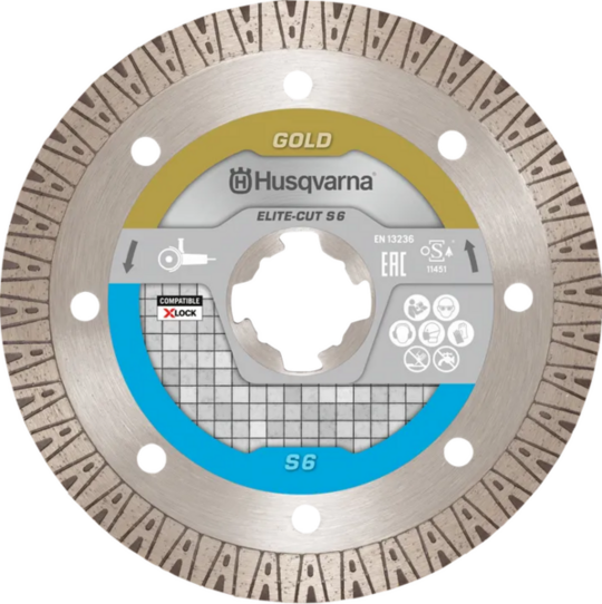 Tarcza diamentowa Husqvarna Elie-Cut X-LOCK do S6 X-lock 115 mm do ceramiki i porcelany