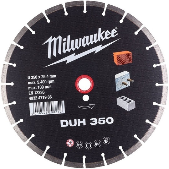 Tarcza diamentowa Milwaukee SUDD 350 mm