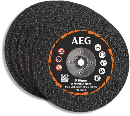 Metal abrasive disc AEG Powertools AAKMMMC05 76 mm