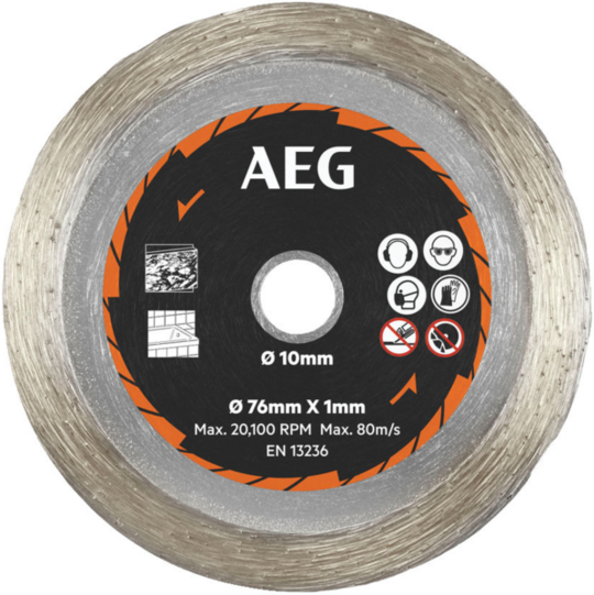 Diamond disc for tiles AEG Powertools AAKMMTC01 76 mm