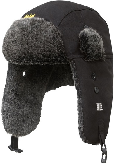 Cap with ear flaps Snickers RuffWork - Black