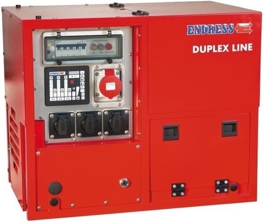 Stationary power generator unit Endress ESE 608 DHG ES DI DUPLEX Silent