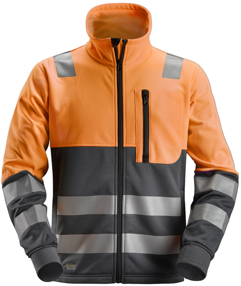 Męska kurtka robocza Snickers AllroundWork EN 20471/2 odblaskowa - Pomarańczowo-szary