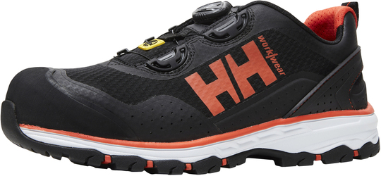 Buty robocze Helly Hansen Chelsea evolution low Boa S1P - Czarno-pomarańczowy