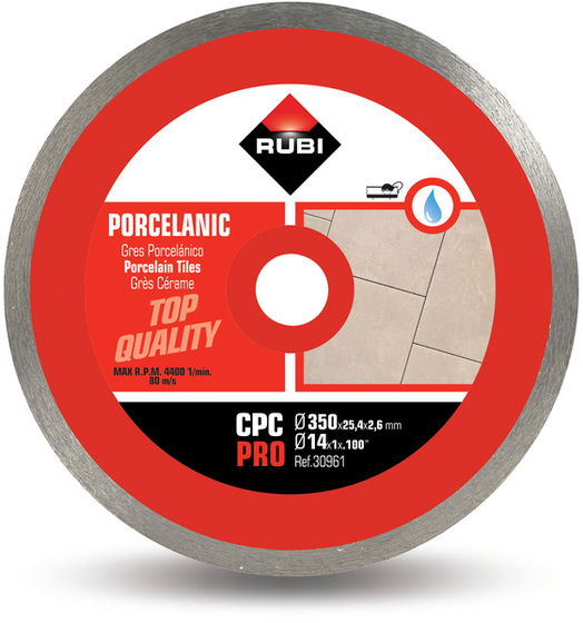 Diamond blade Rubi CPC PRO 350 mm