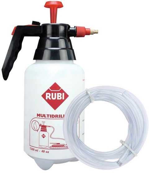 Hydronet with a hose Rubi to the guide Multidrill