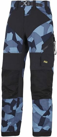 Męskie spodnie robocze Snickers FlexiWork standardowa nogawka - Kamuflaż