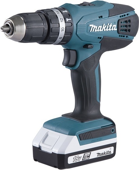 Impact drill driver Makita HP457DWE (+ 2x 1.5 Ah battery + charger)