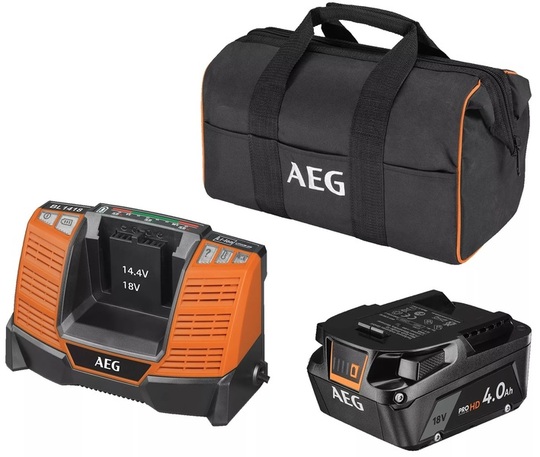 Battery 4 Ah with charger AEG Powertools SETL1840SHD