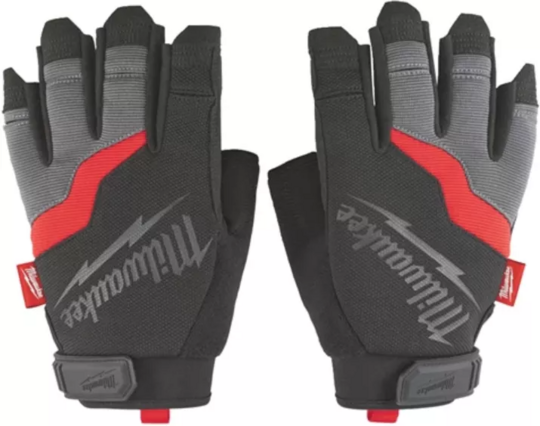 Fingerless gloves Milwaukee Black