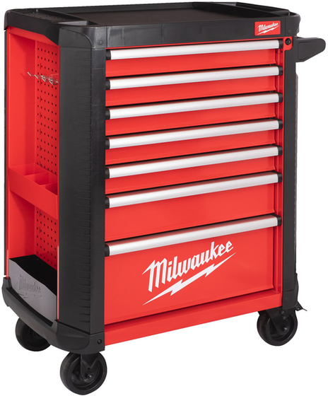 Szafka stalowa Milwaukee 78 cm na kółkach z 7 szufladami