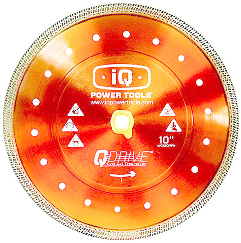 Tarcza diamentowa iQ Power Tools Combination Blade iQTS244 254 mm do ceramiki, kamienia, marmuru, porcelany i granitu