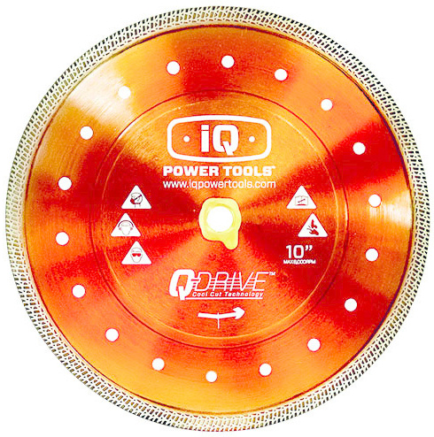 Masonry saw blade Combination Blade iQ Power Tools iQTS244 (254 mm)