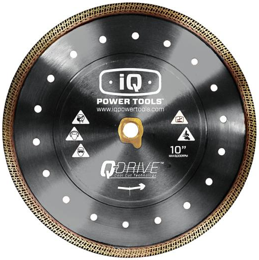 Tarcza diamentowa iQ Power Tools Hard Material Blade iQTS244 254 mm do granitu i porcelany