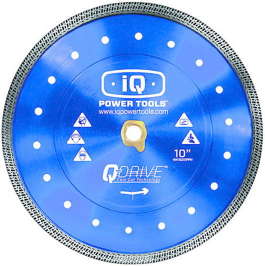 Tarcza diamentowa iQ Power Tools Q-Drive Soft Material Blade iQTS244 254 mm do marmuru i trawertynu