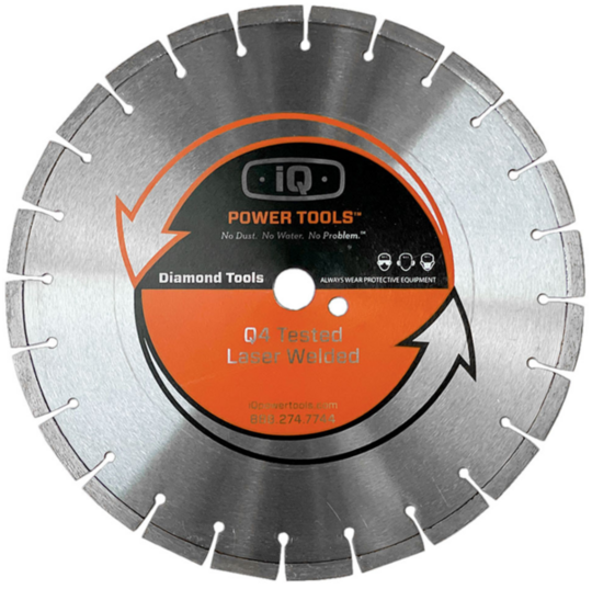 Tarcza diamentowa iQ Power Tools Gold Laser Welded iQ360 355 mm do kostki brukowej i cegły
