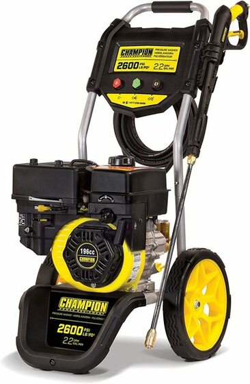 Mobile cold water pressure washer Champion Power Equipment 179 bar 4470 W