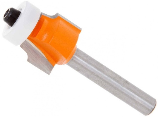 Frez zaokrąglający CMT Orange Tools HM do drewna (R 2 mm, D 16,7 mm, I 12,7 mm, S 6 mm)
