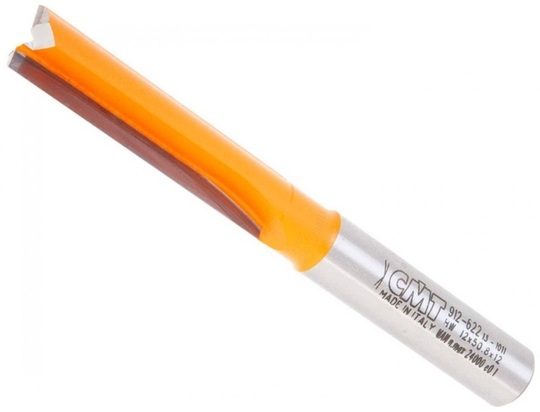 Frez prosty CMT Orange Tools HM do drewna (D 12 mm, I 50,8 mm, L 108 mm, S 12 mm)