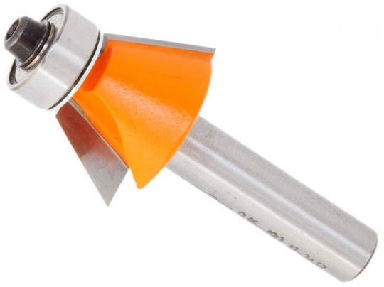 Frez do ukosowania CMT Orange Tools HM do drewna (D 31,7 mm, I 9,5 mm, S 8 mm, A 45°)