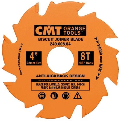 Tarcza rowkująca (frez do lamelek) CMT Orange Tools (D 100 mm, F 22 mm, Z 8)