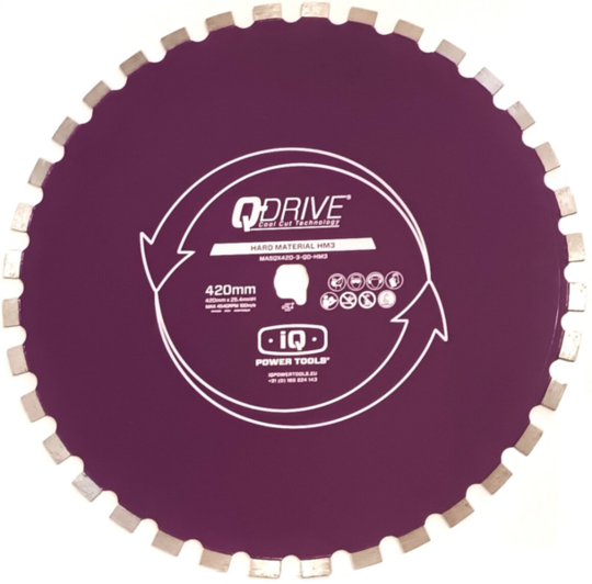 Diamond blade Q-Drive Hard Material HM3 iQ Power Tools (420 mm)