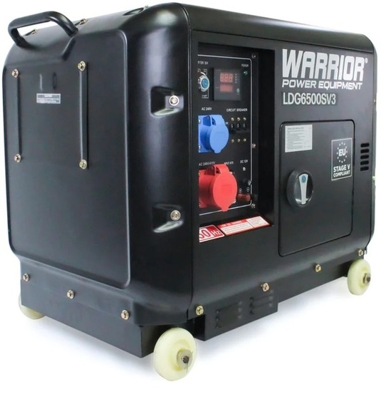 Three phase power generator Warrior LDG6500SV3WRC (+ wireless remote control)