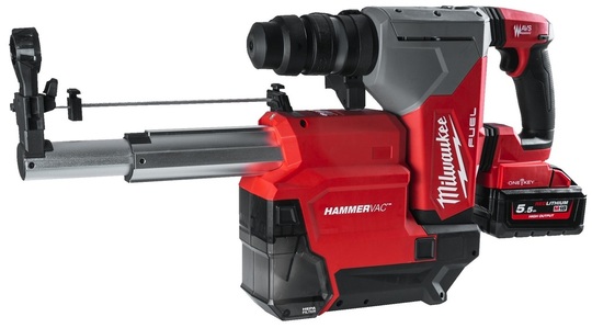 Młotowiertarka SDS-PLUS Milwaukee M18ONEFHPXDEL-552C (+ 2x akumulator 5,5 Ah + ładowarka + walizka)