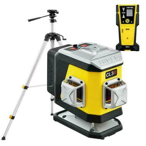Multilaser krzyżowy Nivel System CL3R (+ statyw SJJ-M1 EX i czujnik CLS-5), wiązka czerwona
