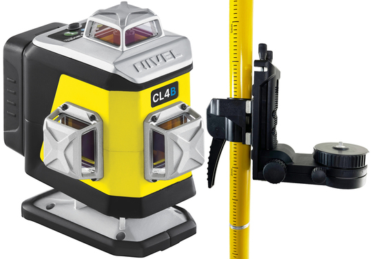 Multi-purpose cross laser Nivel System CL4B (+ expansion pole LP-36)