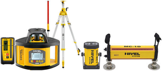 Laser level Nivel System NL540 DIGITAL (+ cranked tripod SJJ32 + laser stave LS-24 + MC-1D system)