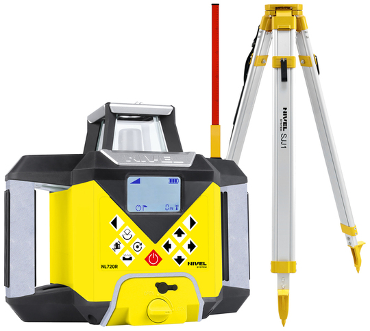 Laser level Nivel System NL720R Digital (+ tripod SJJ1 + laser stave LS-24)