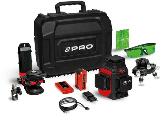Multi-line laser PRO AQ3DG PLUS, green beam