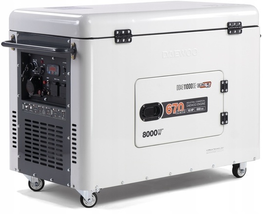 Agregat prądotwórczy jednofazowy Daewoo Power DDAE 11000SE AVR