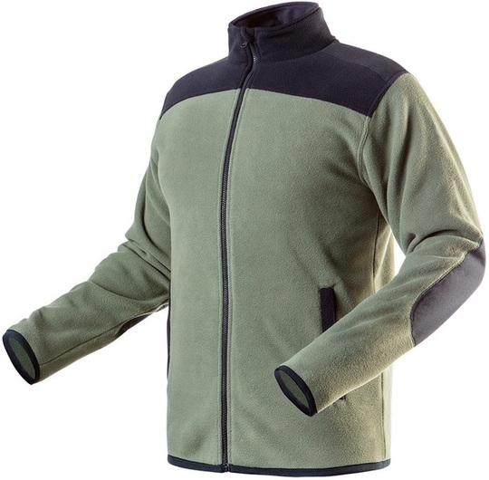 Fleece sweatshirt Neo Tools 81-505 with reinforcements - Olive