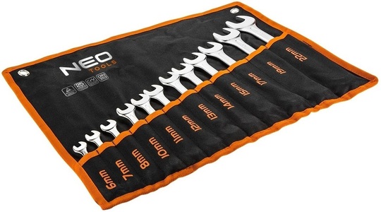 Zestaw kluczy płasko-oczkowych Neo Tools 09-752 (12 sztuk)
