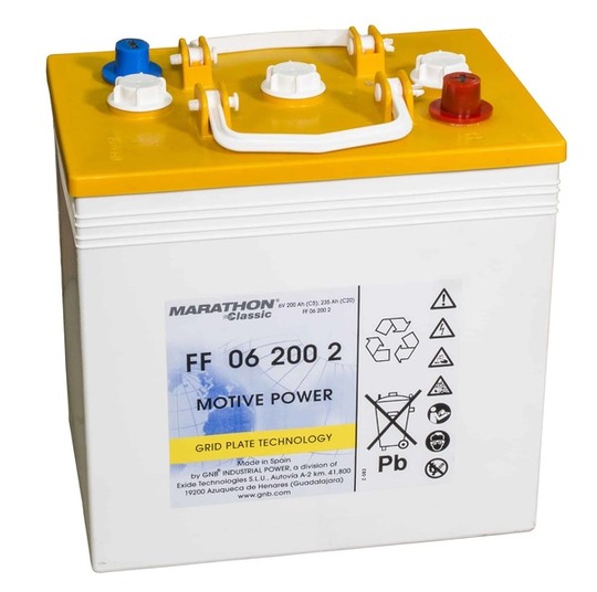 Akumulator Nilfisk 6V-200AH kwas półrurowy MONOBLOK 80564900