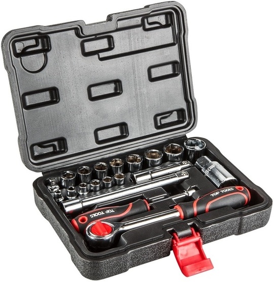 Zestaw kluczy nasadowych Top Tools 38D520 (20 elementów)