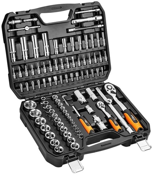 Socket wrench set Neo Tools 1/2', 1/4' (94 pcs)