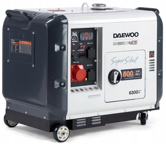 Agregat prądotwórczy trójfazowy Daewoo Power DDAE 9000SSE-3 AVR